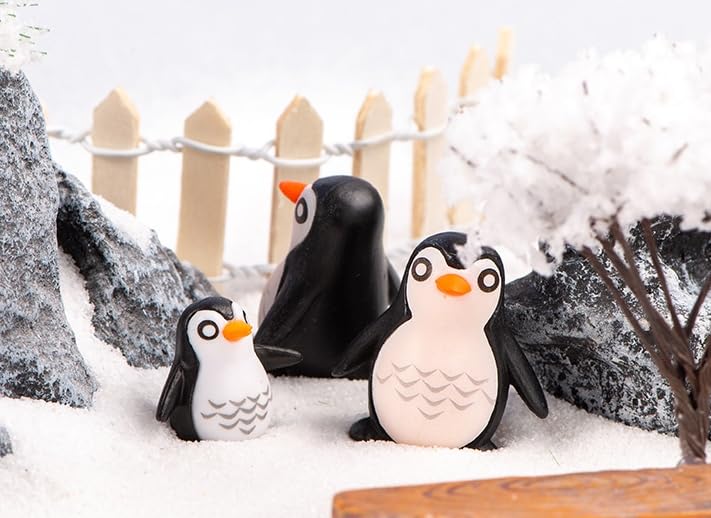 Bbiamsleep penguin figurine suited for resin crafts and decorative scenes