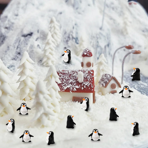 Bbiamsleep penguin figurine perfect for mini house and shelf displays