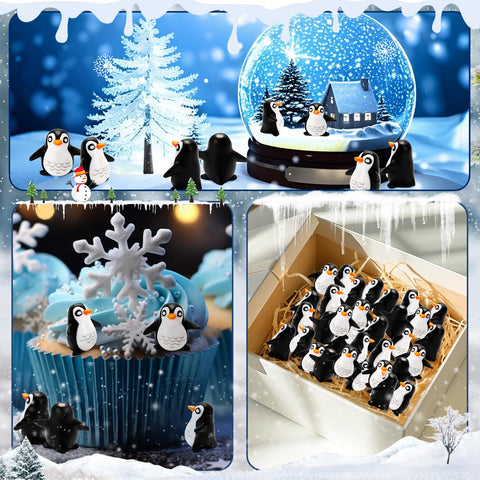 Bbiamsleep penguins for fairy gardens bring whimsy to your display.