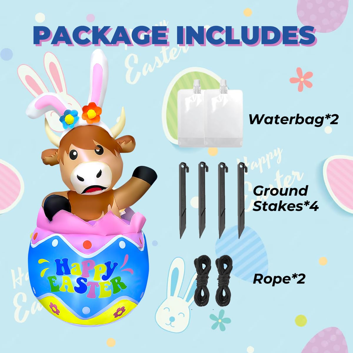 BBIOC gift-ready packaging for a unique Easter inflatable