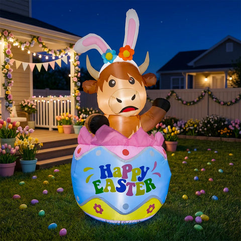 BBIOC waterproof polyester Easter inflatable withstands outdoor weather