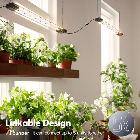 BBOUNDER energy-efficient LED grow light saves electricity