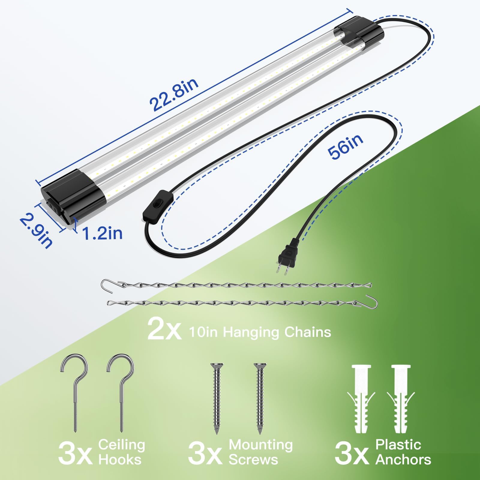BBOUNDER kitchen herb garden light nurtures fresh indoor herbs.