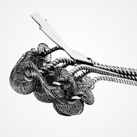 BBQ-AID eight-image set showcases durable grill brush for ongoing cleanup.