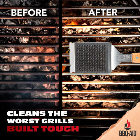 BBQ-Aid no scratch cleaning protects porcelain and ceramic surfaces