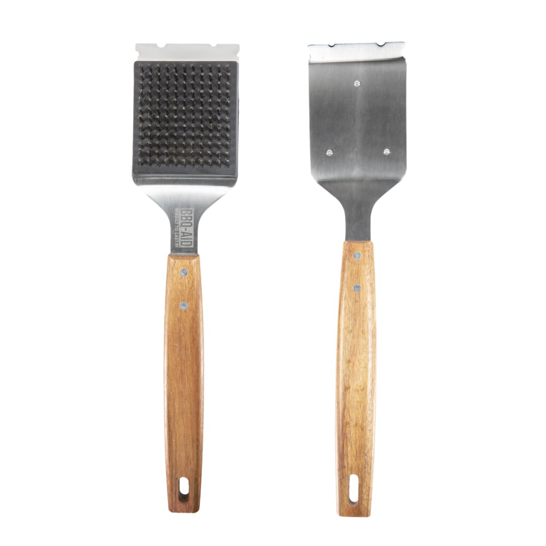 BBQ-Aid outdoor grill cleaning tool elevates barbecue sessions with residue removal.