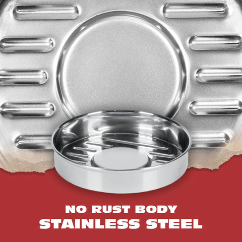 BBQ-Aid porcelain burger press sturdy design for reliable grilling