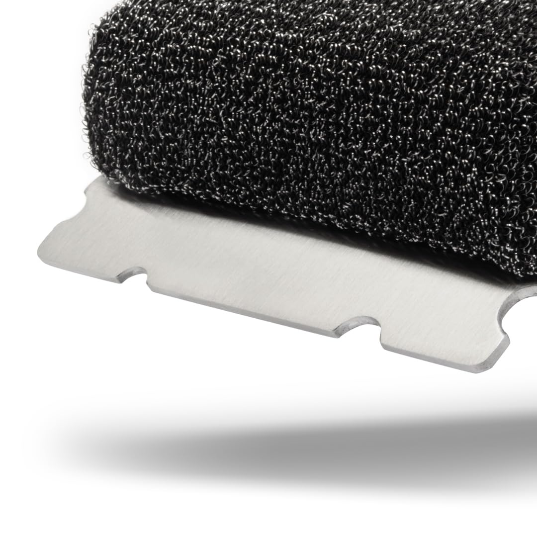 BBQ-AID replaceable head reduces waste and maintenance time.