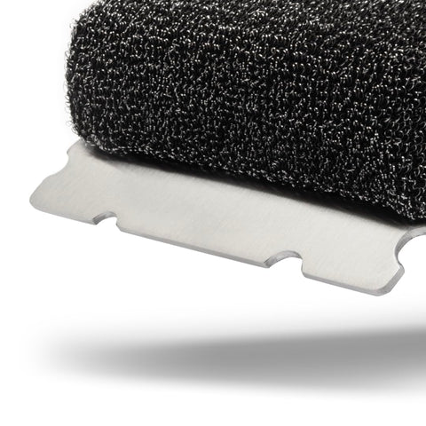 BBQ-AID replaceable head reduces waste and maintenance time.