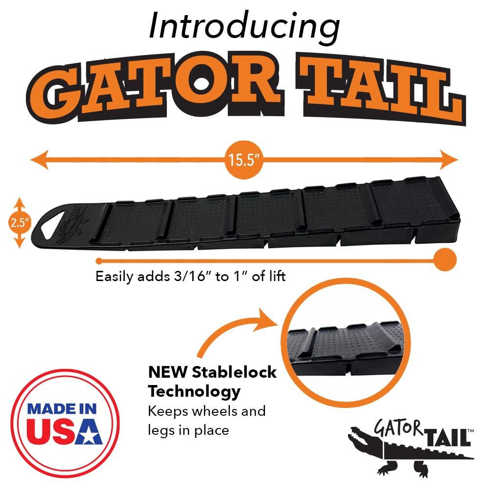 BBQ Butler Gator Tail with Stablelock keeps grill components securely in place.