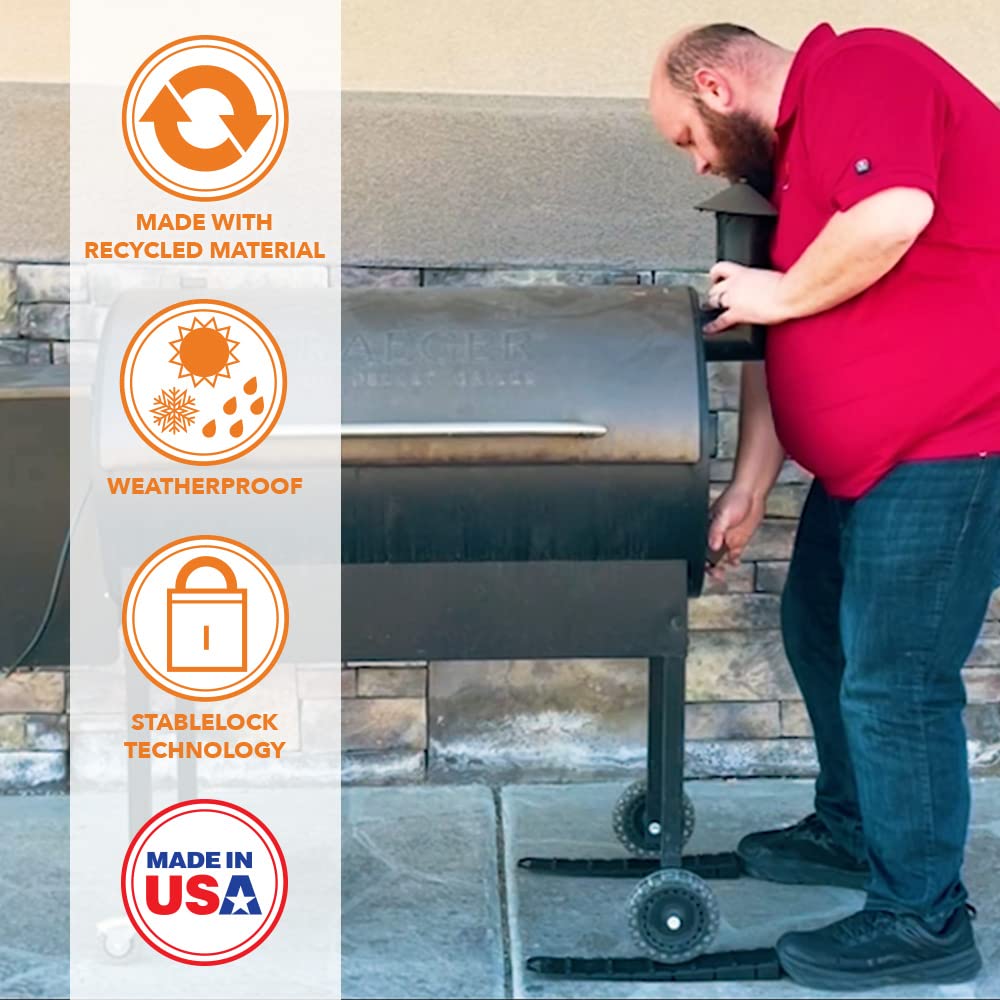 BBQ Butler Gator Tail handles up to 450 lbs for robust grills and smokers.