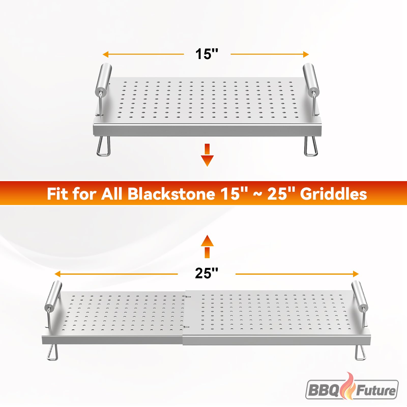 BBQ Future 304 stainless steel construction ensures durability and corrosion resistance.