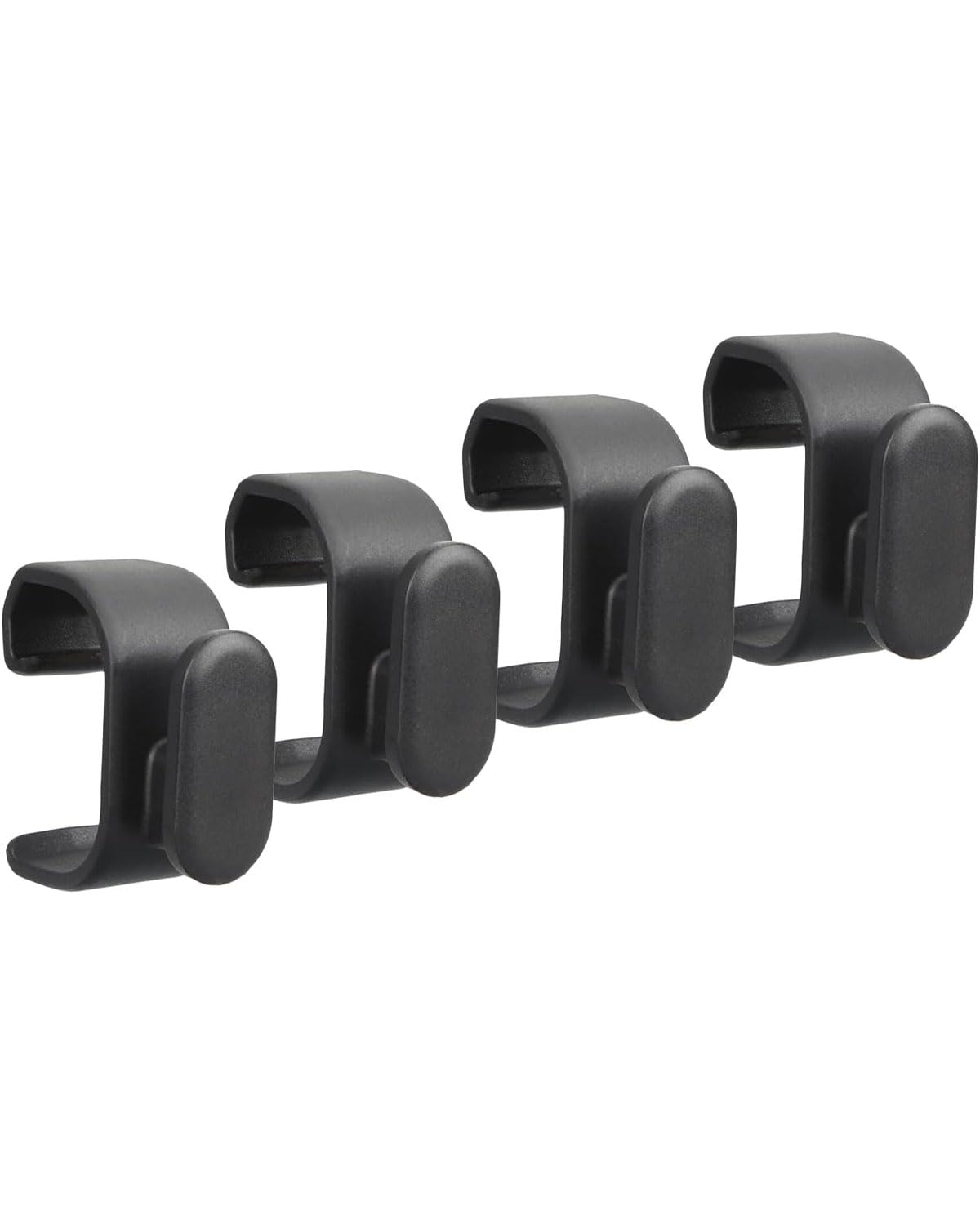 BBQ Future 4-pack hooks installed on Weber rail for secure tool storage