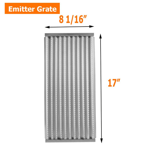 BBQ Future cast-iron grate 17x7-1/2 inch surface for searing.