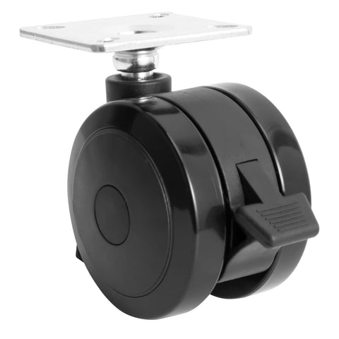 BBQ Future caster wheel close-up showing tread and hub