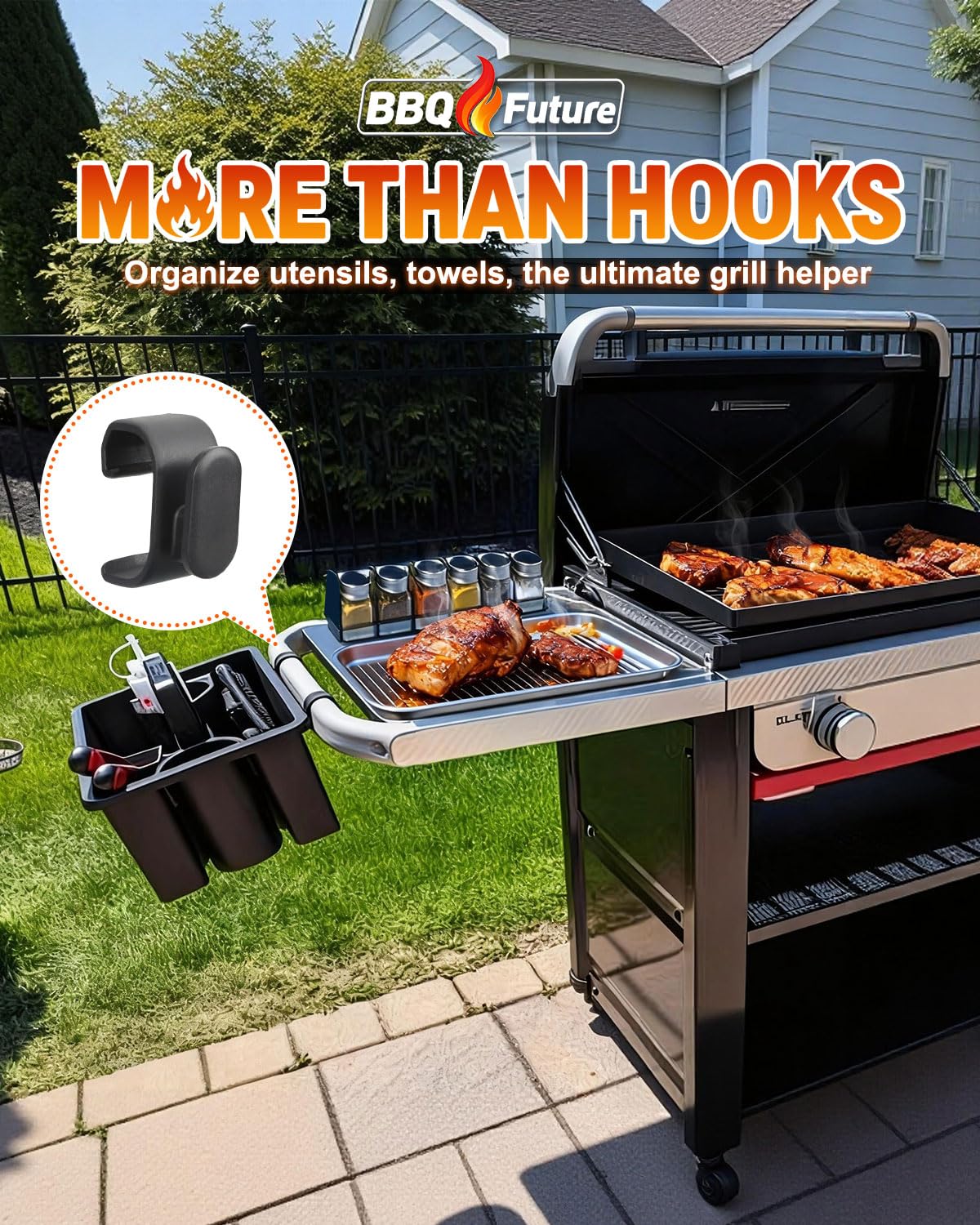 BBQ Future dishwasher-safe material simplifies post-cook cleanup