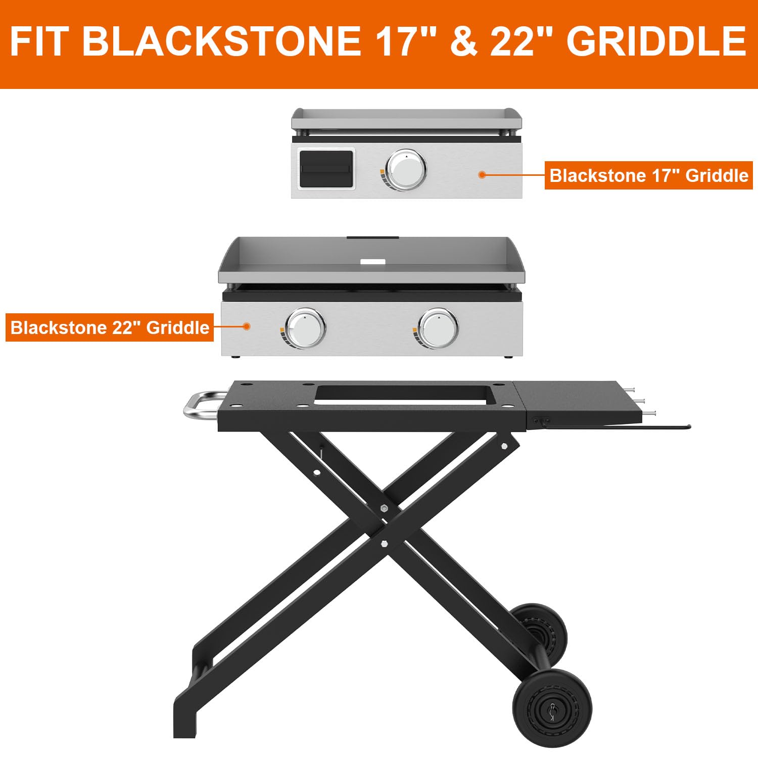 BBQ Future griddle-stand pre-assembled demonstrates quick setup and stable support
