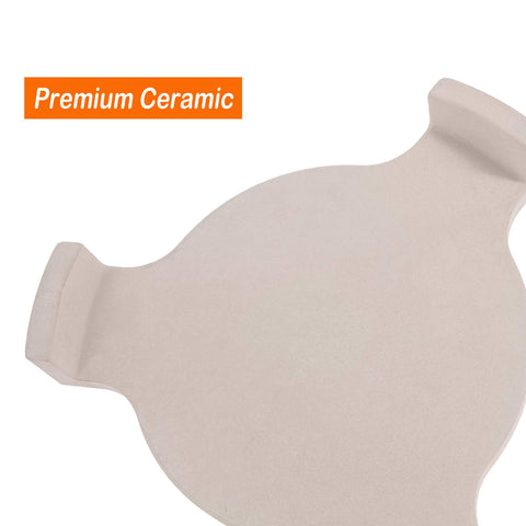 BBQ Future ceramic stone assembly for versatile heat distribution