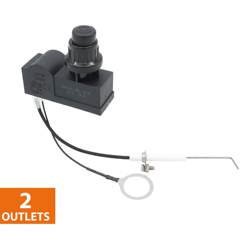 BBQ Future ignition needles included for precise flame start on Blackstone 36-inch.
