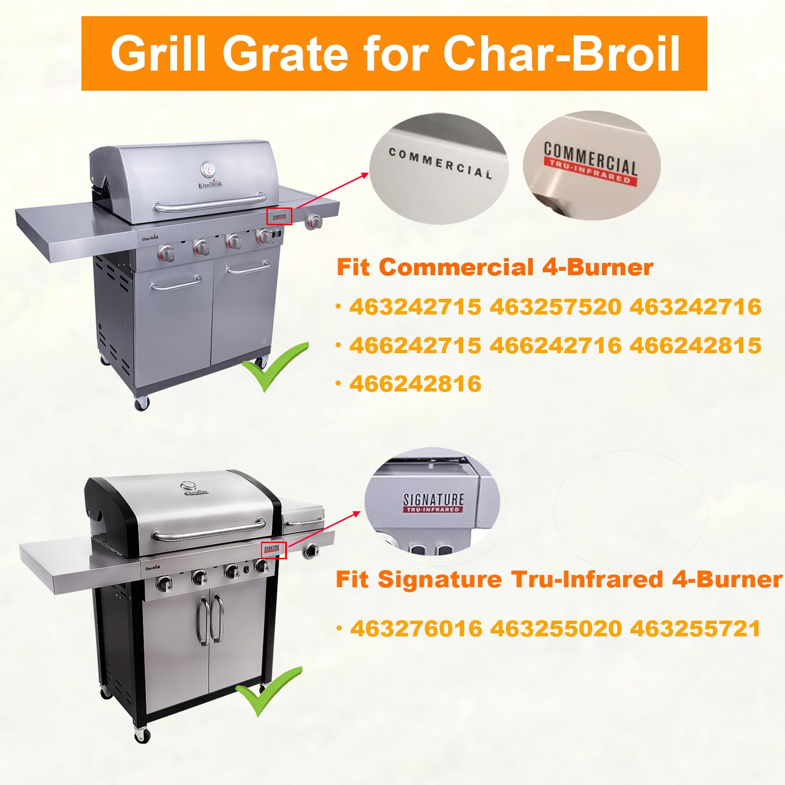 BBQ Future matte cast iron cooking grates provide strong sear and easy cleanup