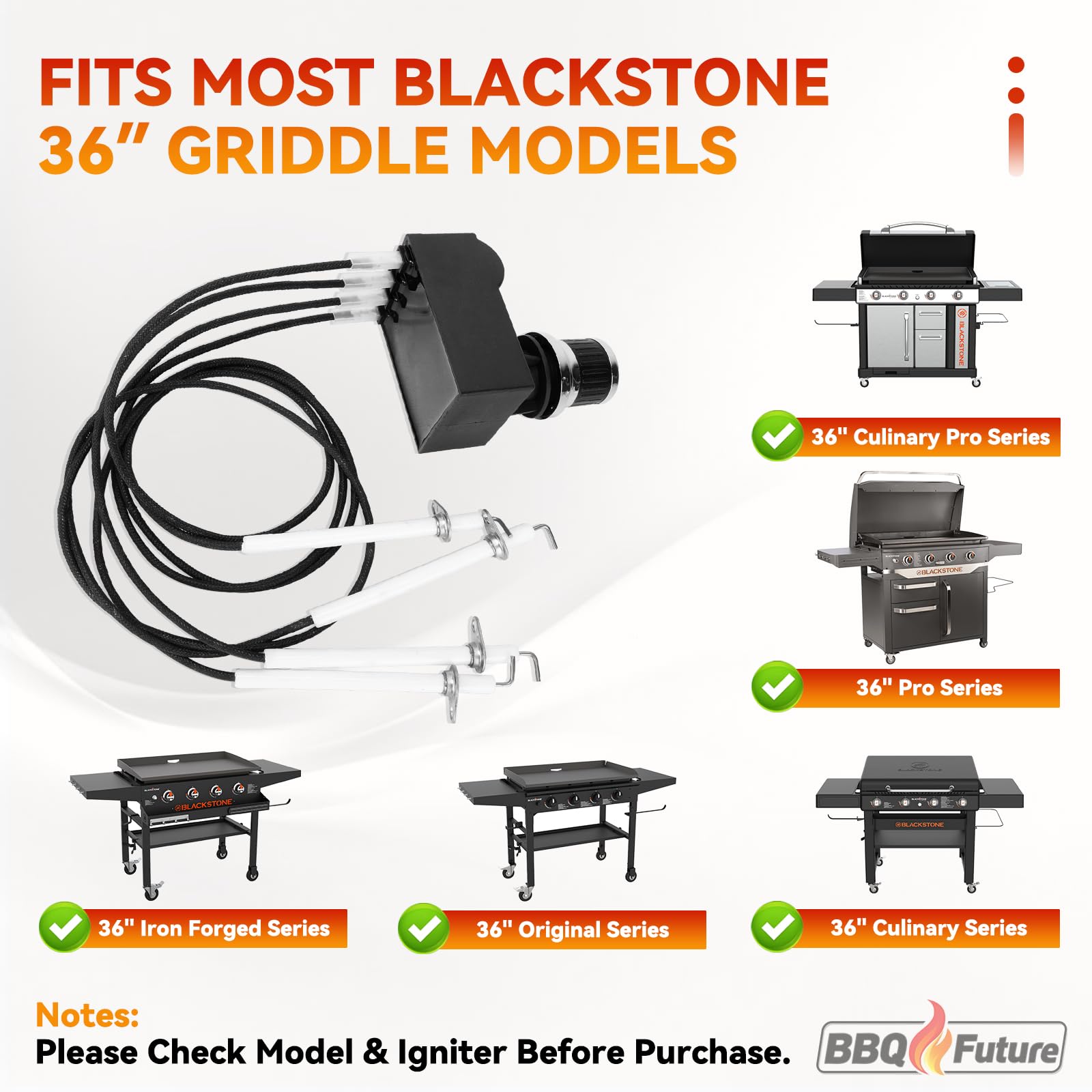 BBQ Future replacement parts durability emphasizes heat-resistant construction for long-lasting ignition