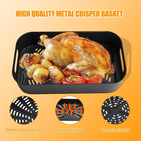 BBQ-PLUS air fryer liners 100-pack simplify cleanup and grease absorption