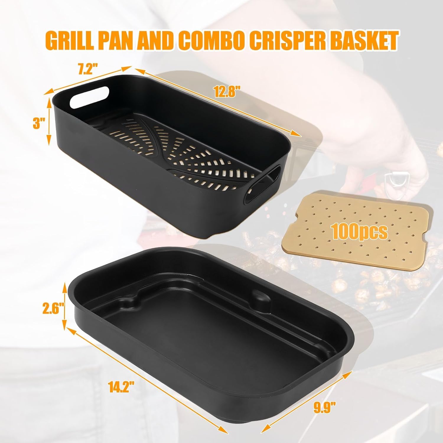 BBQ-PLUS Ninja Foodi cooking pot evenly heats for easy searing