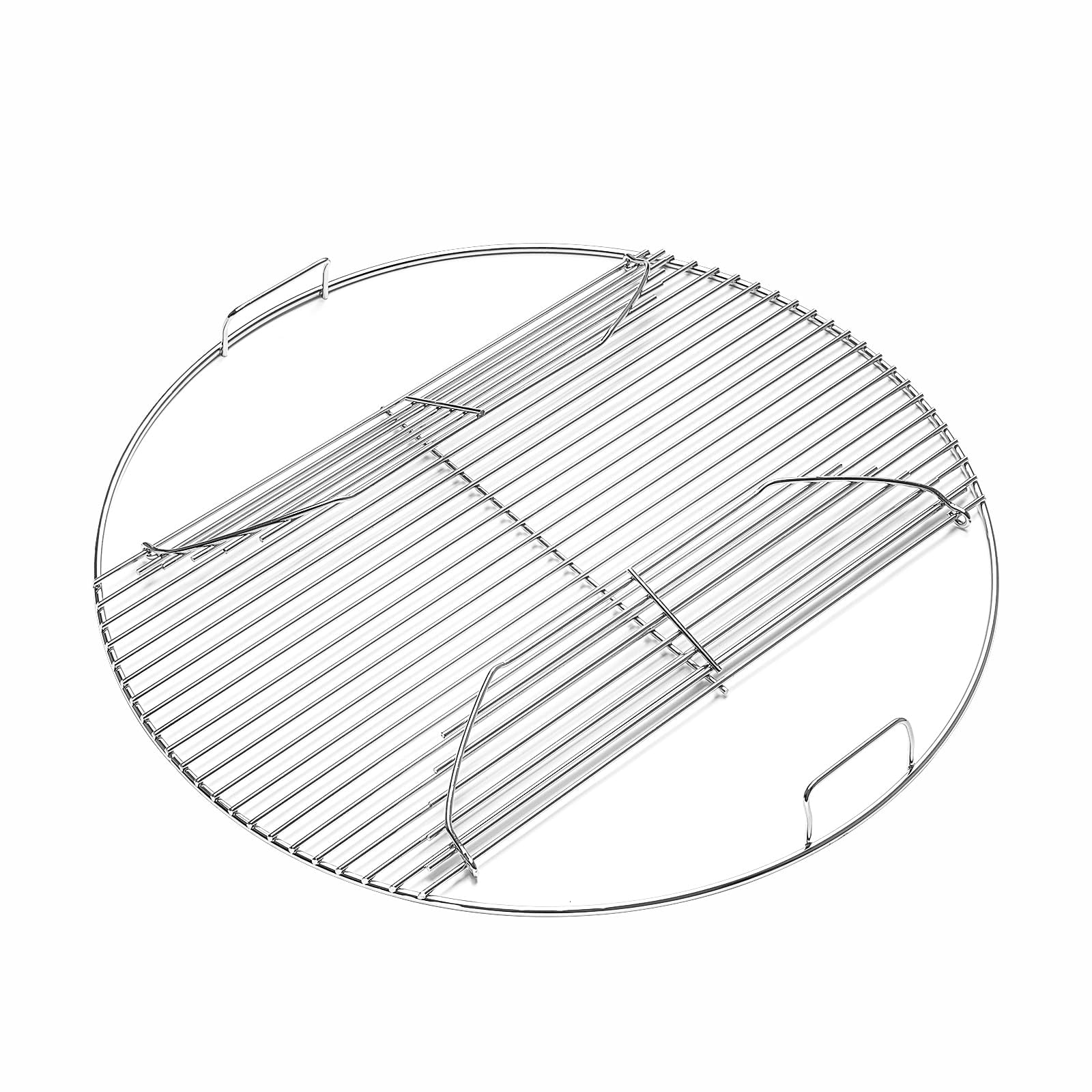 BBQ-Yummy 22in hinged grate for Weber—secure fit and even heat.