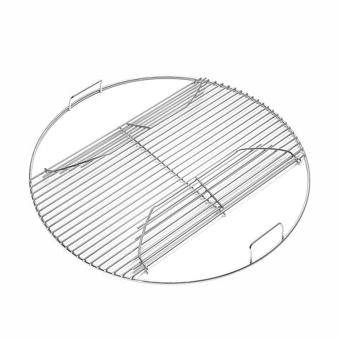 BBQ-Yummy 22in hinged grate for Weber—secure fit and even heat.