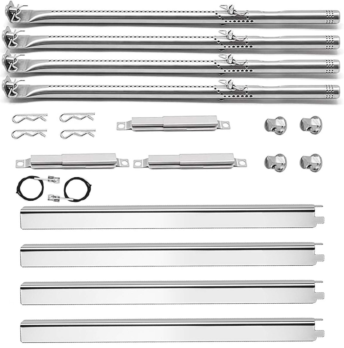BBQ-Yummy Charbroil 4-burner heat shield for even heating and protection
