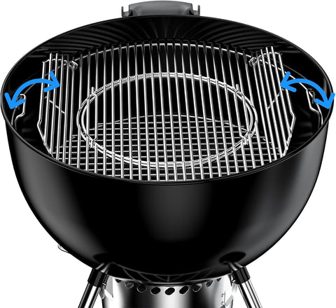 BBQ-Yummy diamond sear pattern enables professional marks when used with grate