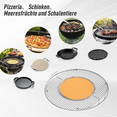 BBQ-Yummy easy installation into Weber grooves, tool-free and secure