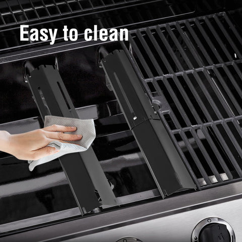 BBQ-Yummy flare-up reduction helps protect burners during cooking.