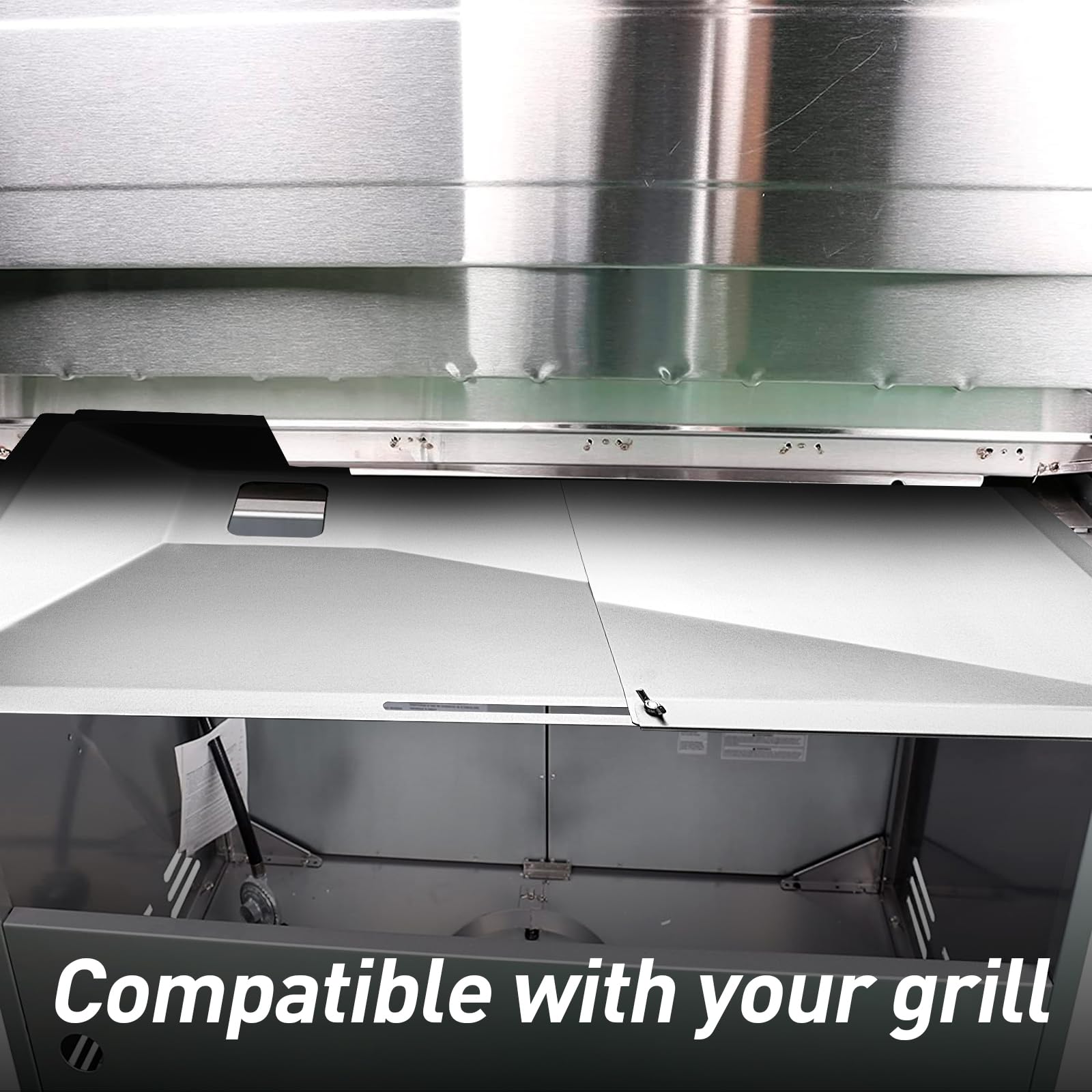 BBQ-Yummy grease tray aligns with Master Forge grills for reliable use.