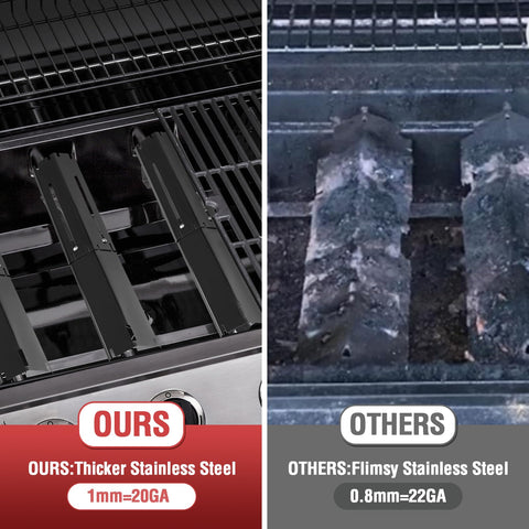 BBQ-Yummy heavy-duty porcelain-coated steel construction for durability.