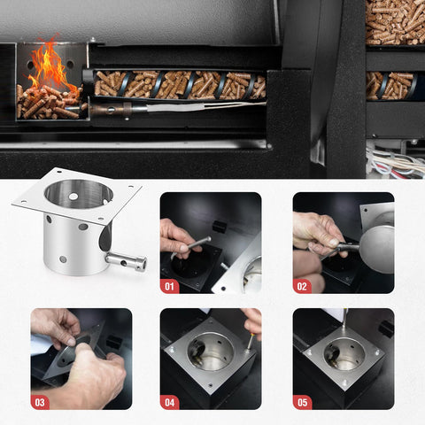 BBQ-Yummy replacement-part for pellet grills keeps grilling going