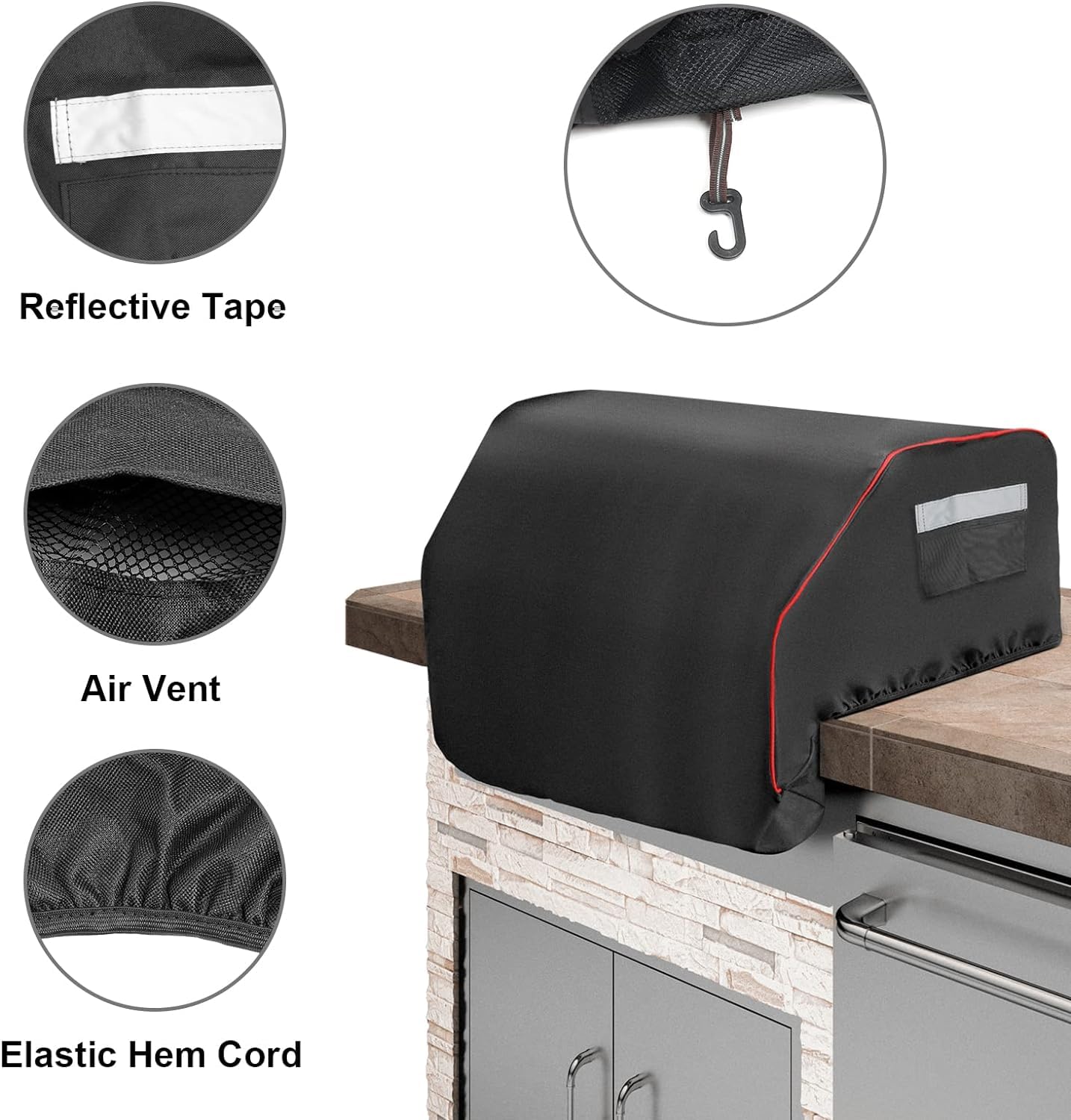 BBQ-Yummy rip-resistant stitching with UV protection for long outdoor use.