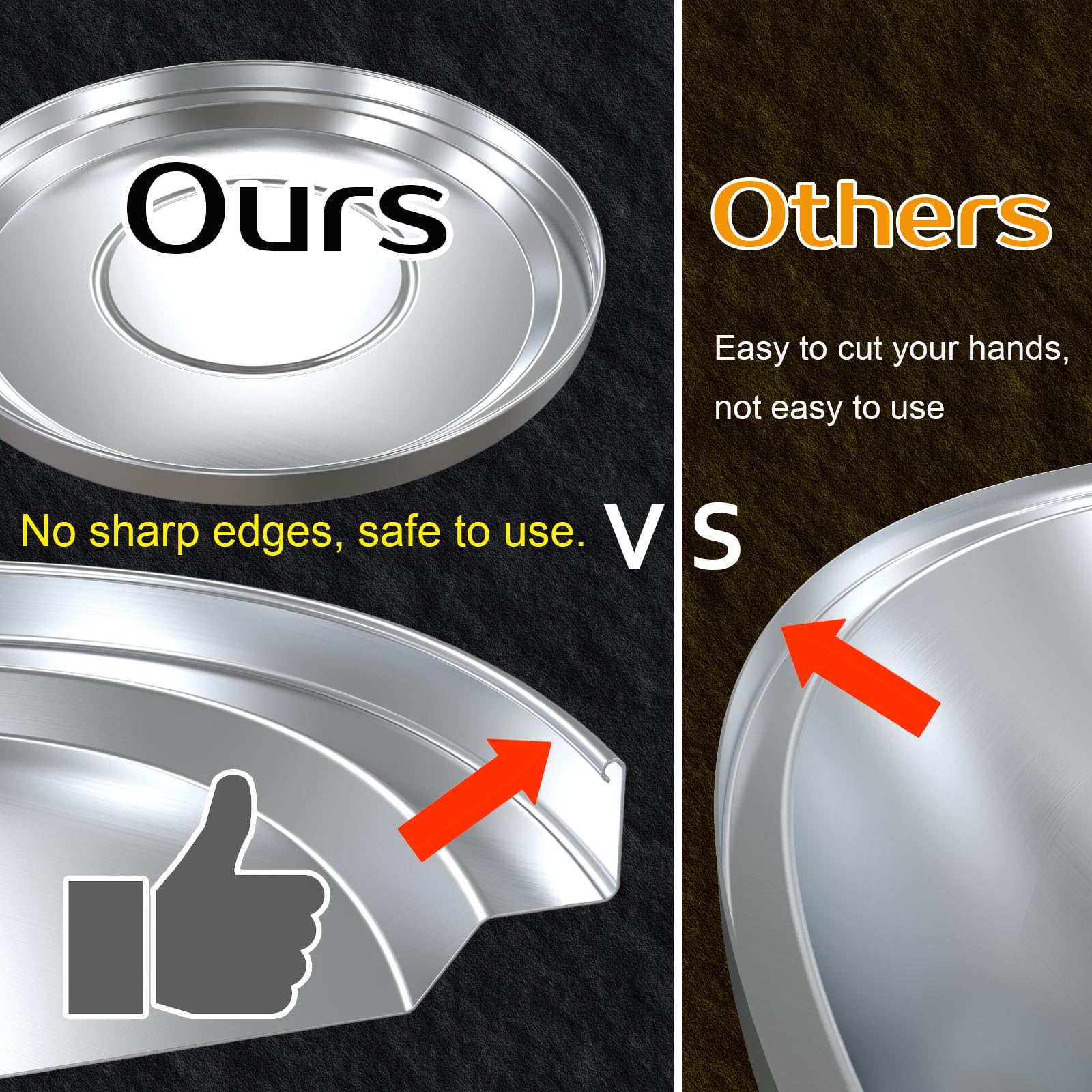 BBQCuker stainless steel lid highlighting anti-rust durability on a fire pit