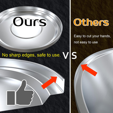 BBQCuker stainless steel lid highlighting anti-rust durability on a fire pit