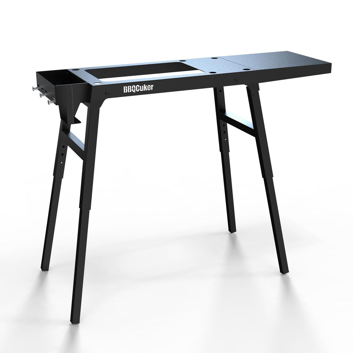 BBQCuker griddle stand with adjustable legs for Blackstone grills