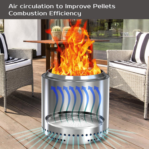 BBQCuker pellet adapter handle shown for easy insertion and removal after cooling.