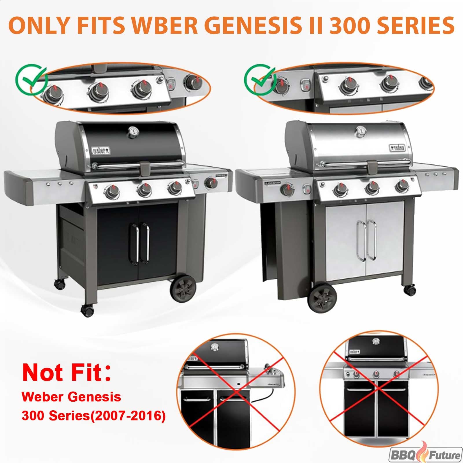 BBQ Future heavy-duty construction supports long-lasting grilling sessions