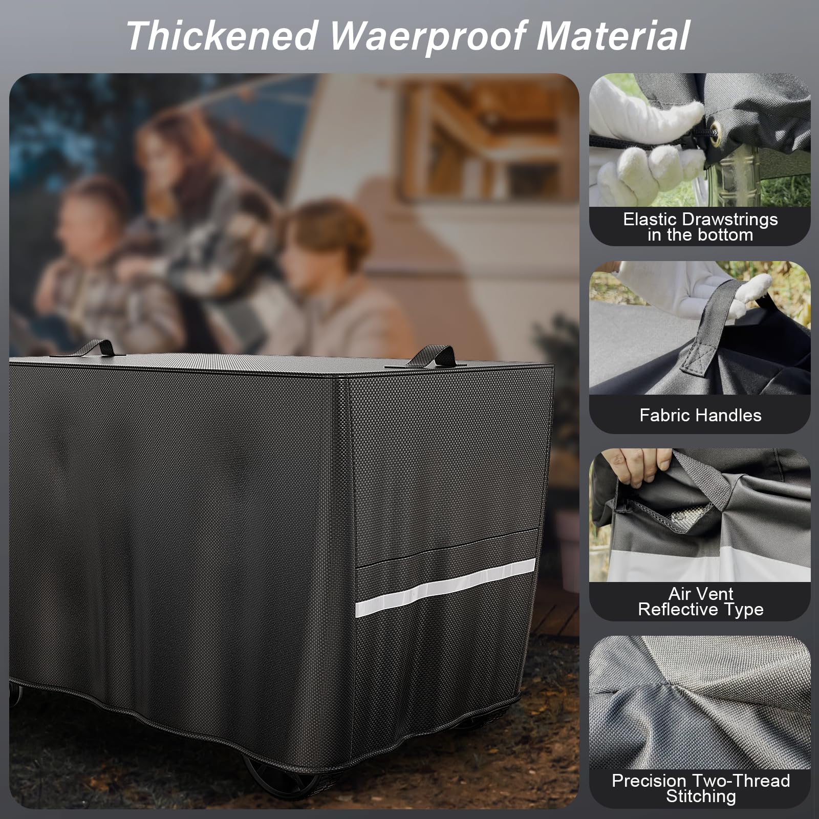 BBQMall tear-resistant stitching boosts durability in harsh weather.