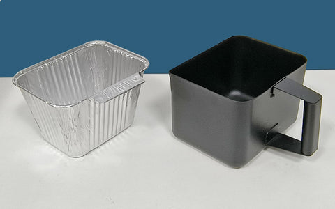 BBQMFG liner on PB4BGD2 protects grill surfaces and reduces mess