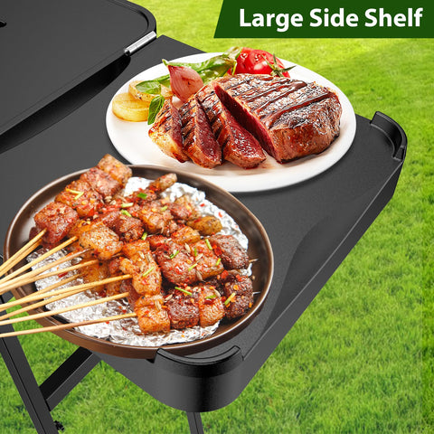 BBQMall heat-resistant coating protects the frame during high heat