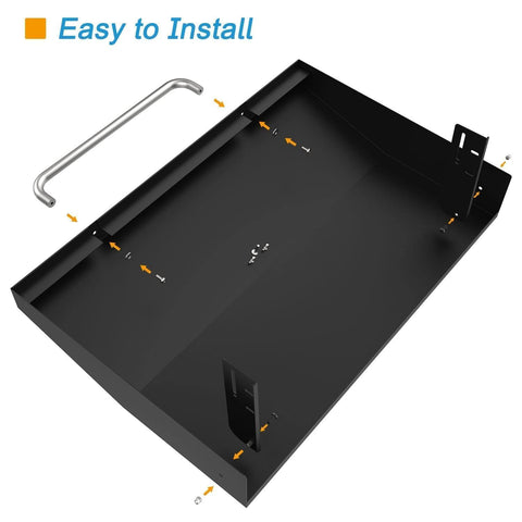 BBQration lid includes thermometer for Blackstone 28-inch enhanced heat visibility