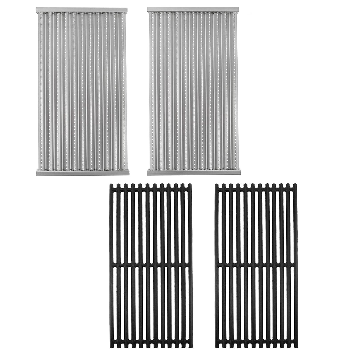 BBQration 17-inch stamped stainless emitter for Charbroil TRU Infrared grills improves heat distribution.