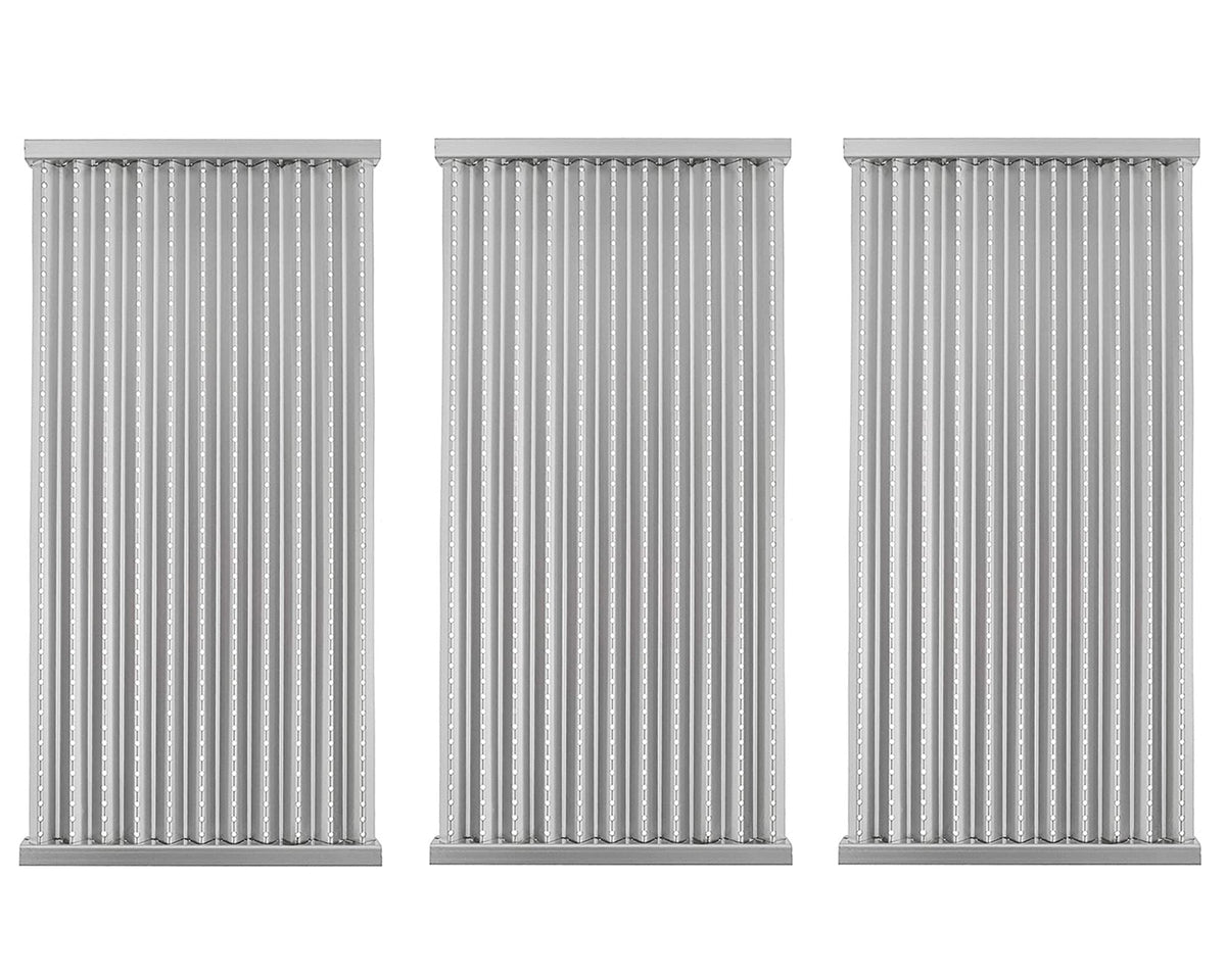 BBQration 17-inch stamped stainless emitter for Charbroil grills, durable replacement part.