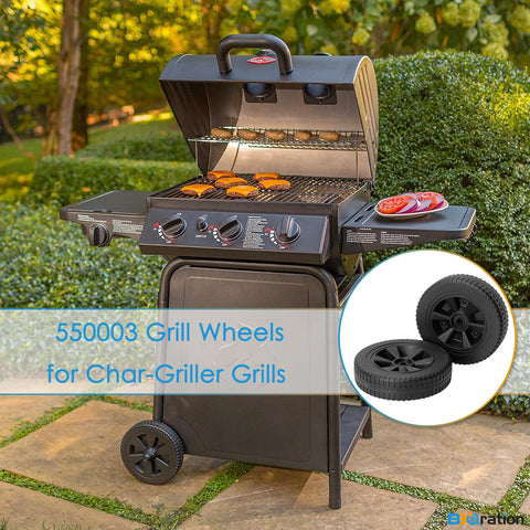 BBQration 8-inch wheel Kenmore compatibility, fits Kenmore grills securely.