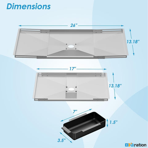 BBQration catch pan supports easy grease collection and disposal after grilling